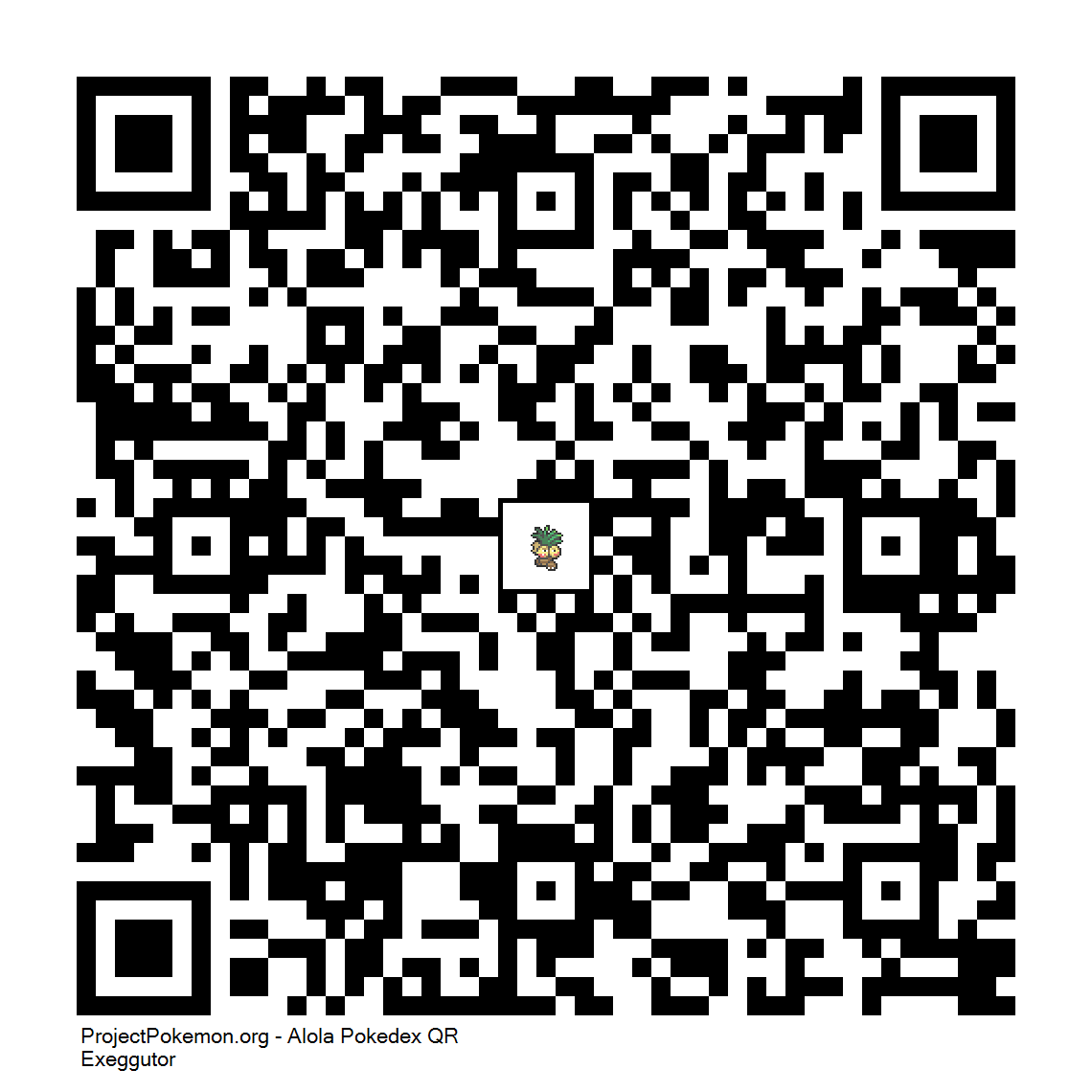 Cdigo QR de Exeggutor